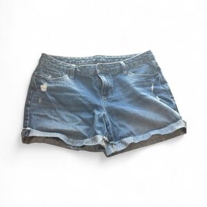 Womens Apt. 9 Distressed Denim Jean Shorts – Size 12